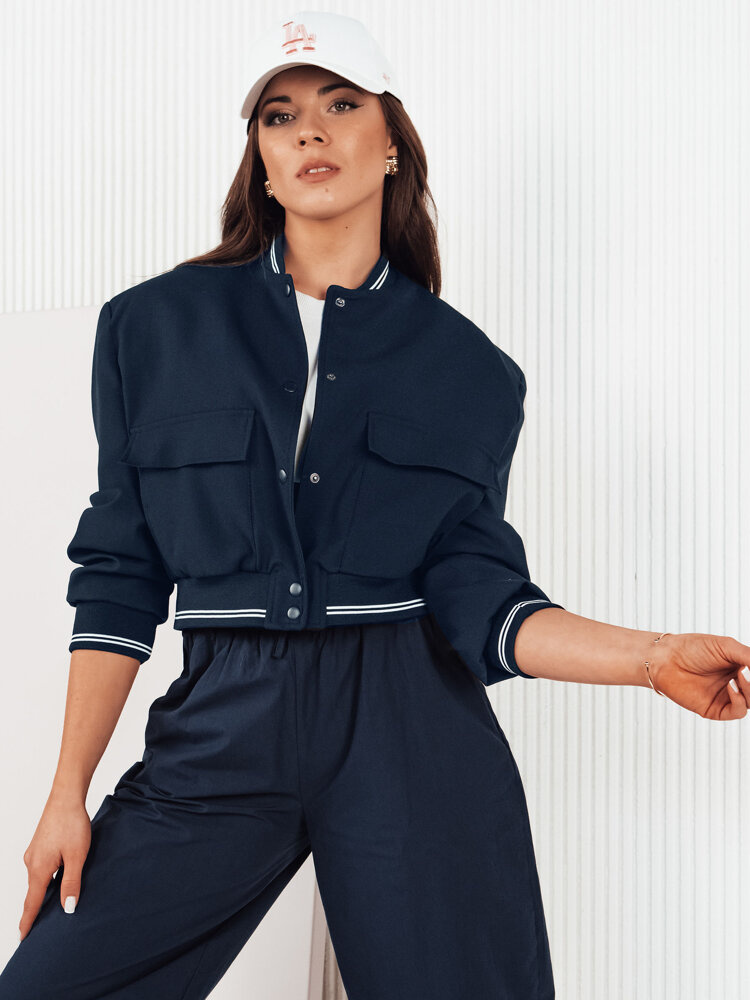 Kurtka bomberka damska CHOMP granatowa Dstreet