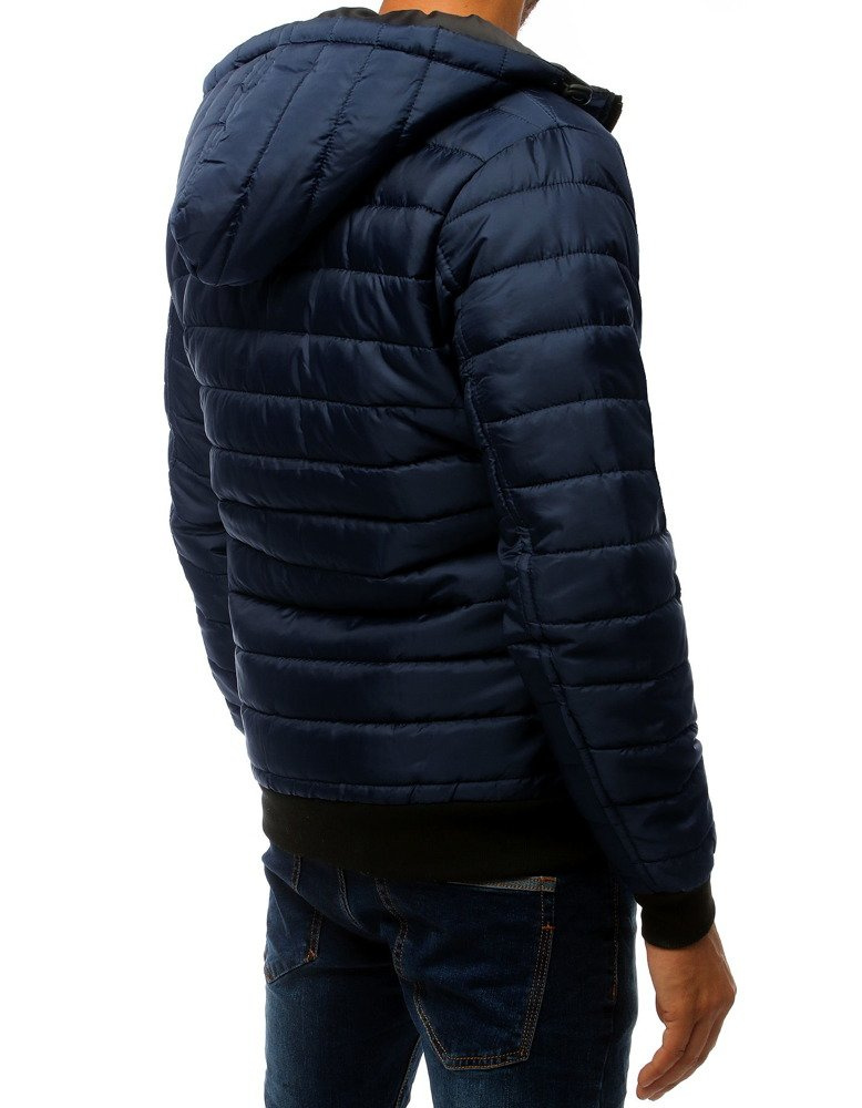 DStreet Kurtka męska pikowana bomber jacket granatowa