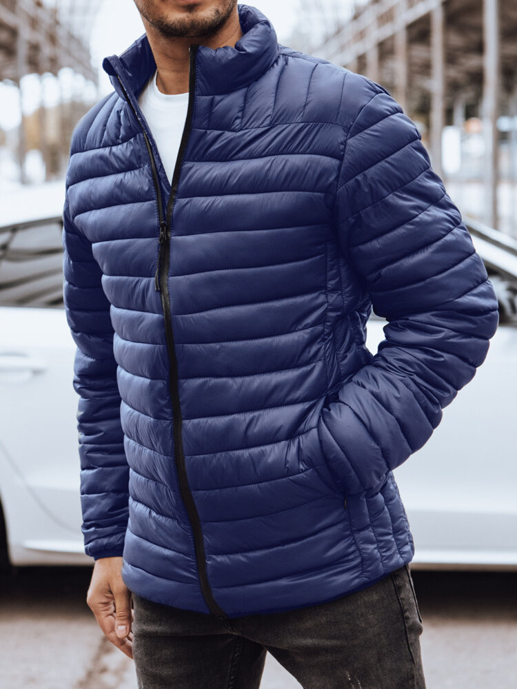 Kurtka męska przejściowa niebieska Dstreet