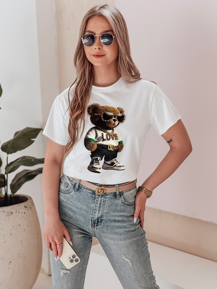 Дамска тениска с плюшено мече MISSELKA