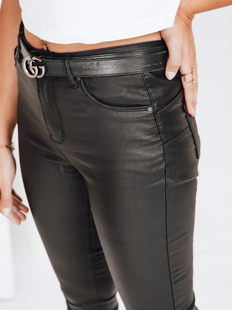 Blugi push-up cerați negri