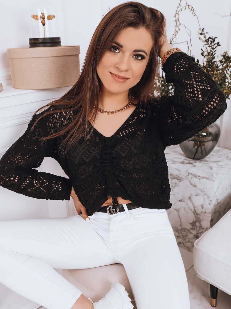 Sweter damski MISTELLA czarny Dstreet