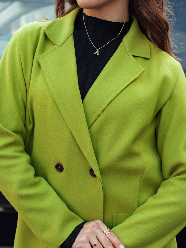 Palton lime pentru femei LINNORE