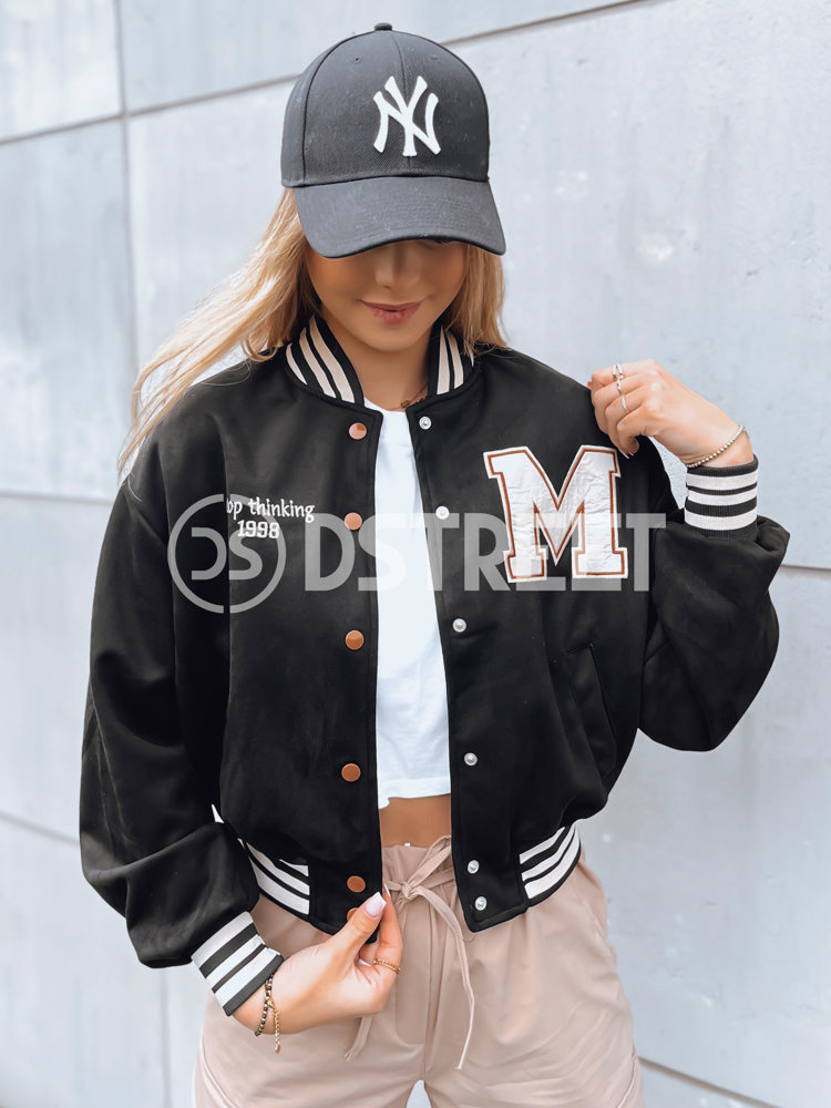 Dámská bunda baseballová HITGIRL  Barva černá DSTREET
