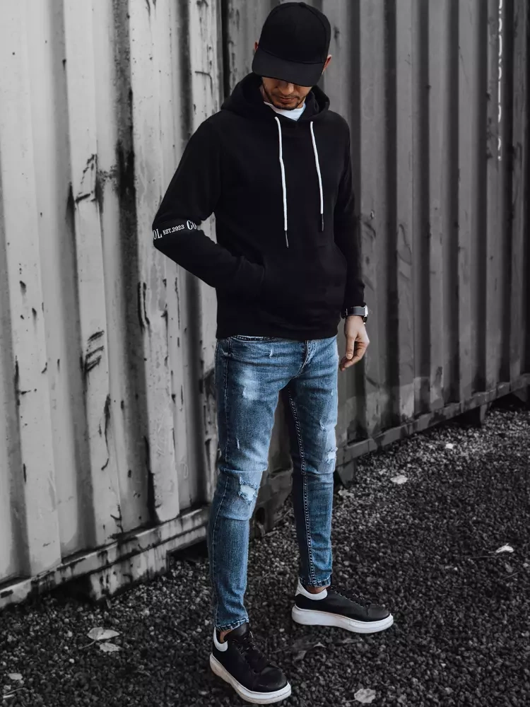 Bluza męska czarna Dstreet