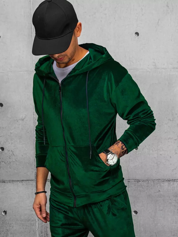 Bluza męska zielona Dstreet