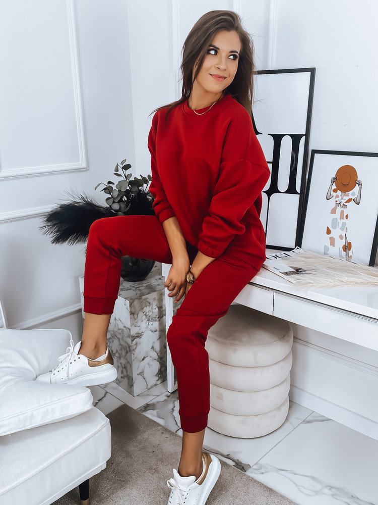 Дамски комплект фланелка ARIELLA PREMIUM червен