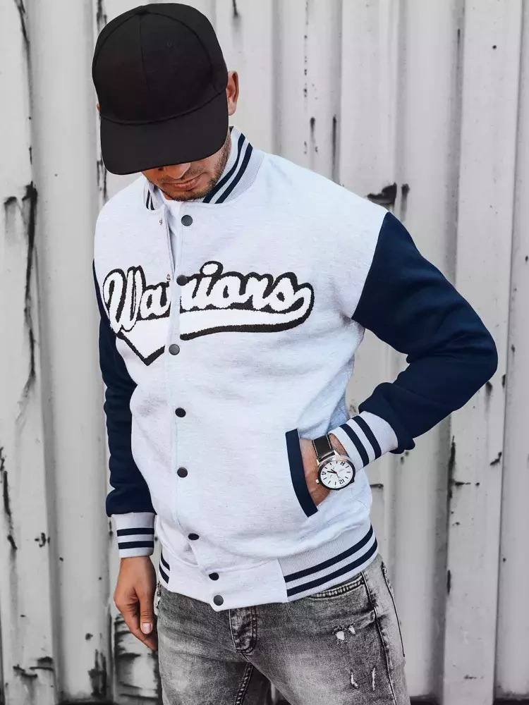 Bluza męska rozpinana szara Dstreet
