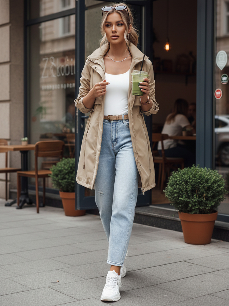 Dámska prechodná parka NEWMOON khaki