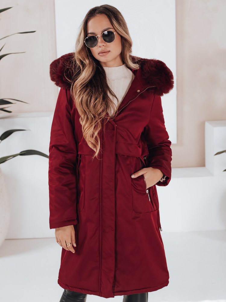Dámska zimná parka FERNAYA bordová