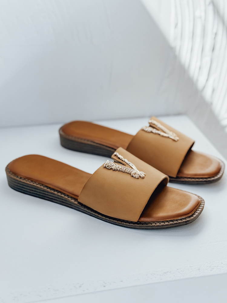 Buty damskie SOLVINA beżowe Dstreet