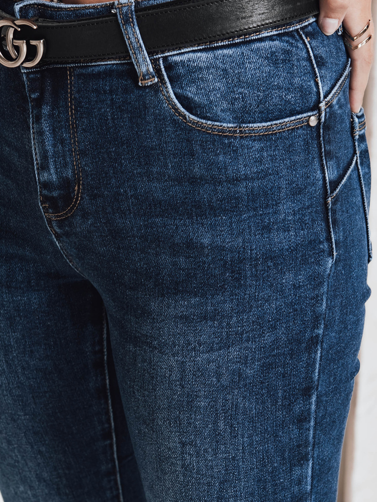 Blugi de damă BEVINO, albastru închis