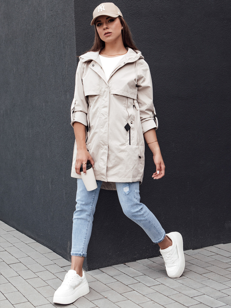 Parka pentru femei STYLE QUEEN, gri