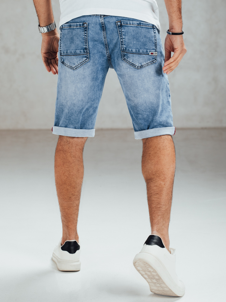 Spodenki męskie jeansowe niebieskie Dstreet