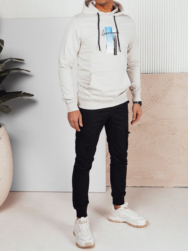 Bluza męska z kapturem szara Dstreet