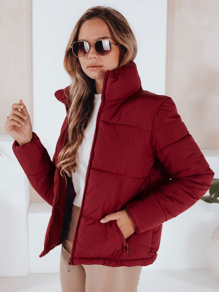 Geacă de iarnă pentru femei LAROSE bordo