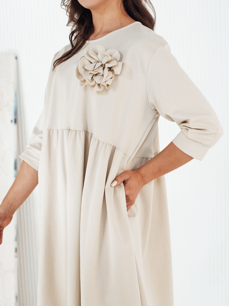 Sukienka NALERA beżowa Dstreet