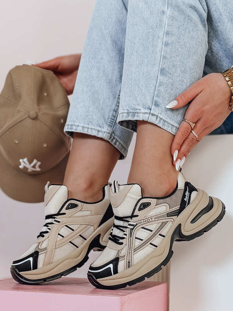 Teniși de damă MODERMAX kaki