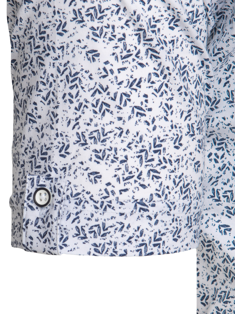 Koszula męska z krótkim rękawem biała Dstreet