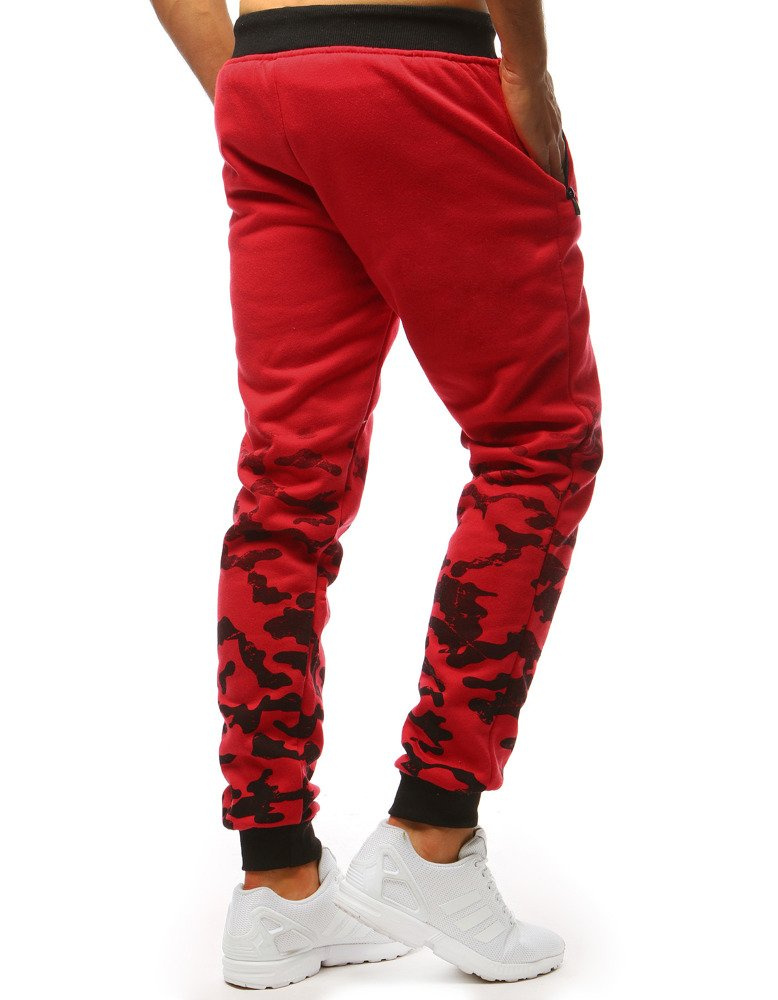 Pantaloni de trening DStreet Red camo