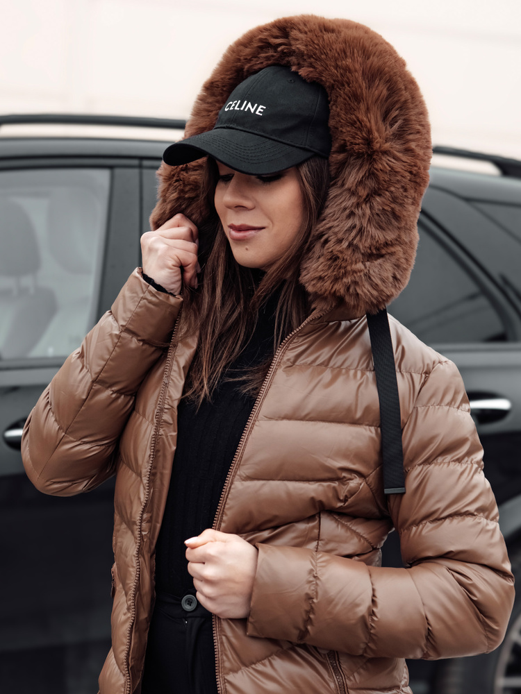 Jachetă matlasată de iarnă pentru femei CRYSTAL