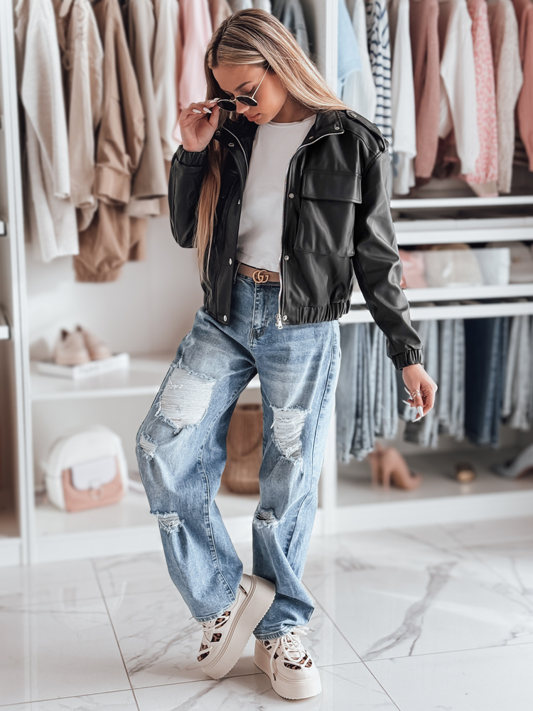 Geacă de piele tranzitorie pentru femei MOTORES