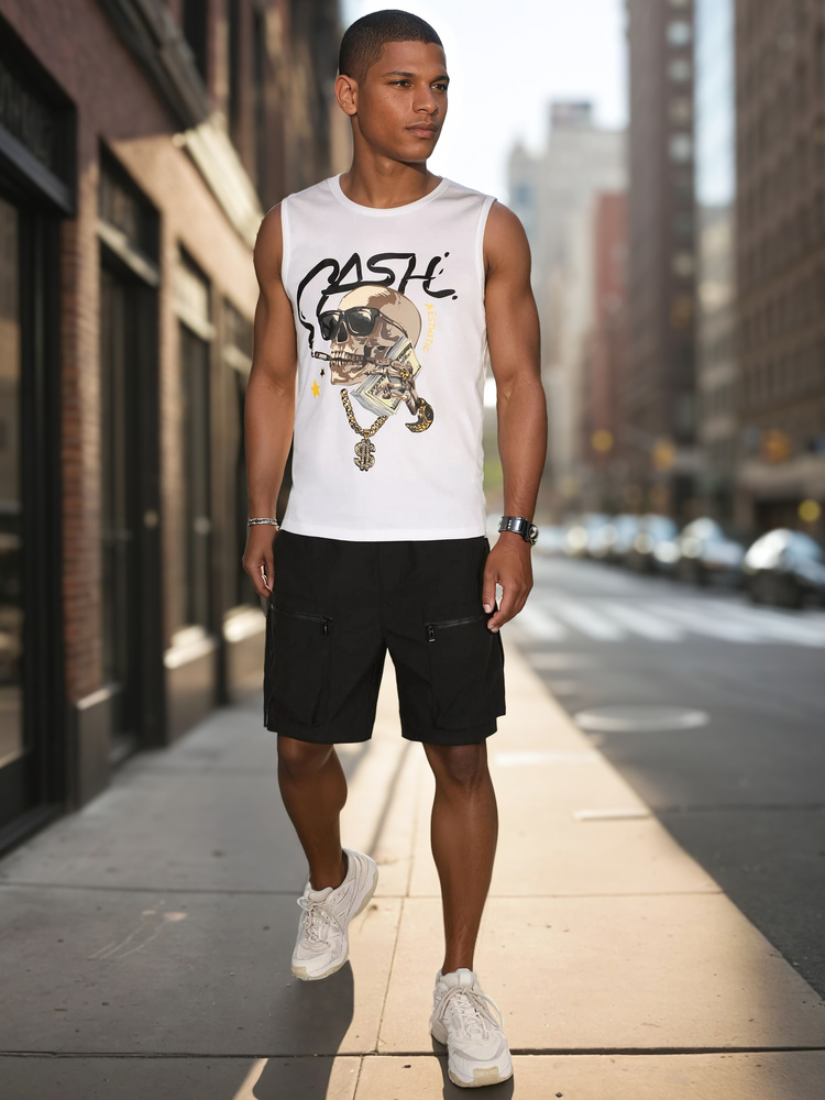 Maiou bărbătesc cu imprimeu CASH