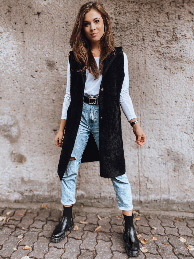 Kamizelka damska ARTEMI czarna Dstreet