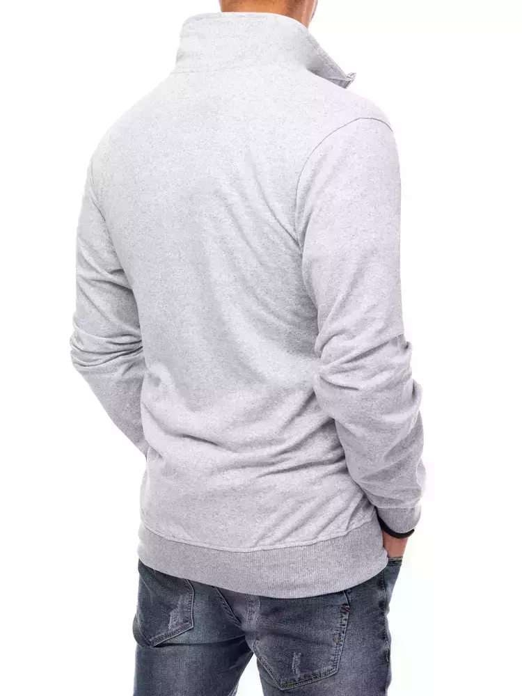 Bluza męska rozpinana jasnoszara Dstreet