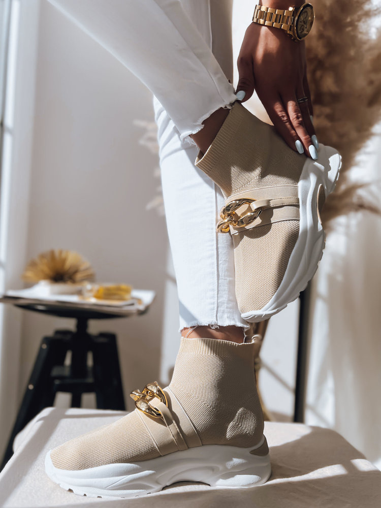 Buty damskie ELISA beżowe Dstreet