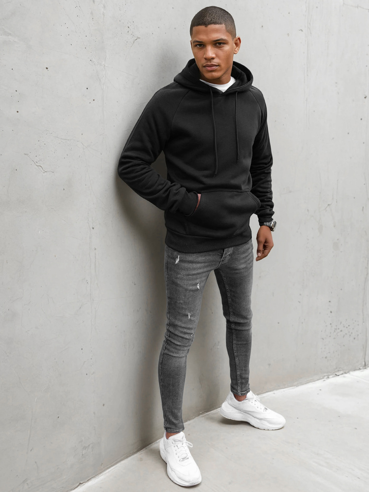 Bluza męska czarna Dstreet
