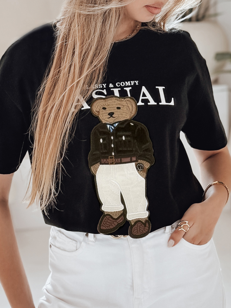 Tricou supradimensionat pentru femei CLASSY TEDDY
