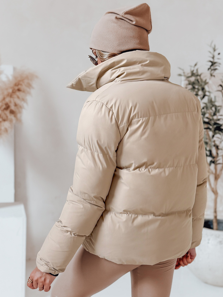 Geacă de iarnă pentru femei LARO bej deschis