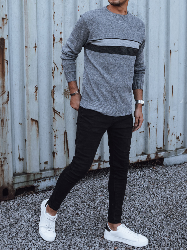 Sweter męski beżowy Dstreet