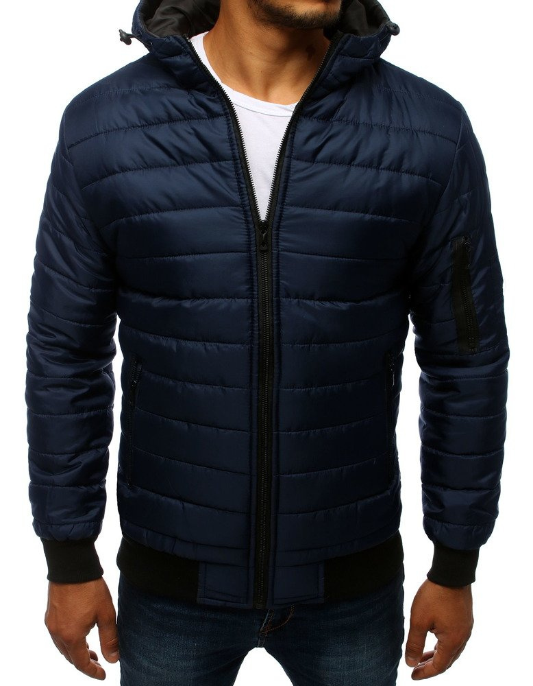 DStreet Kurtka męska pikowana bomber jacket granatowa