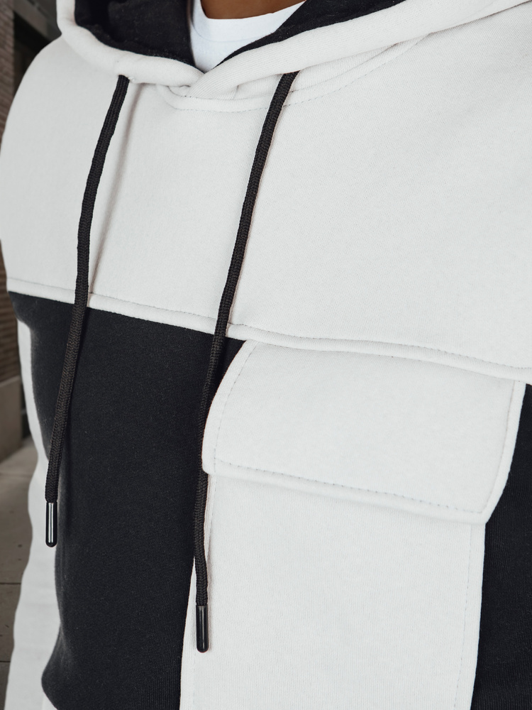 Bluza męska z kapturem szara Dstreet