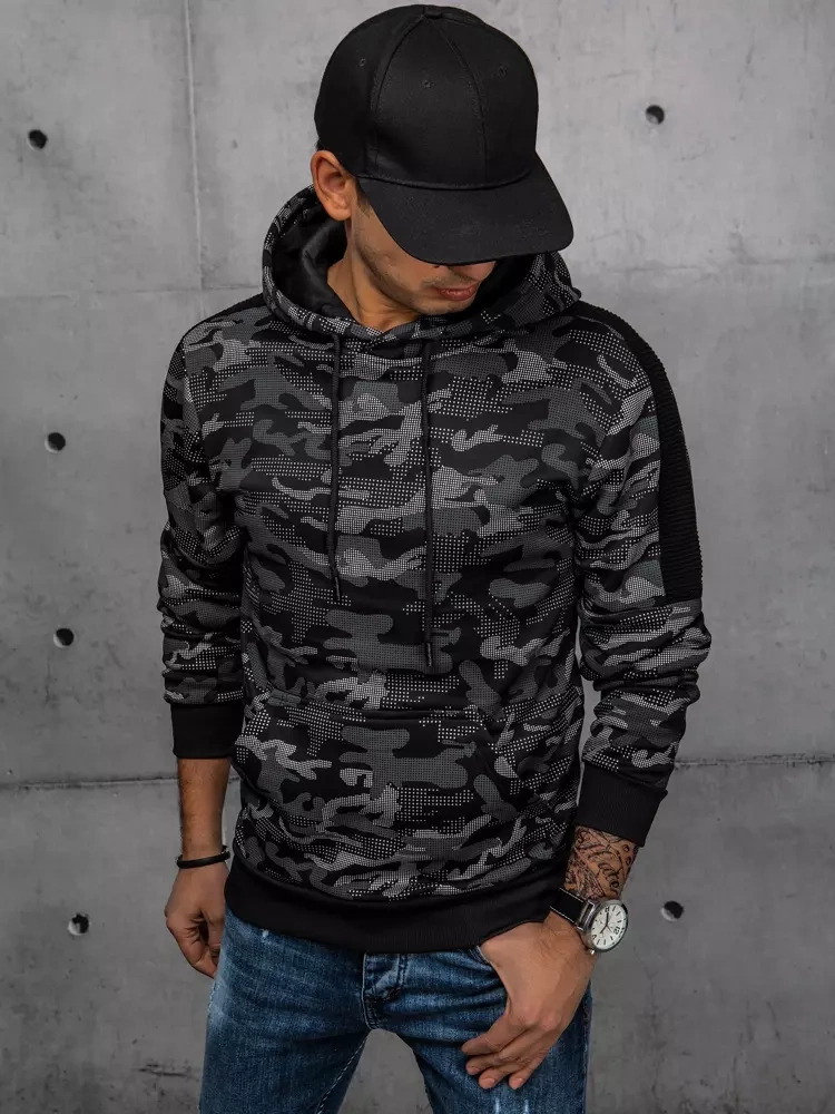 Bluza męska czarna Dstreet