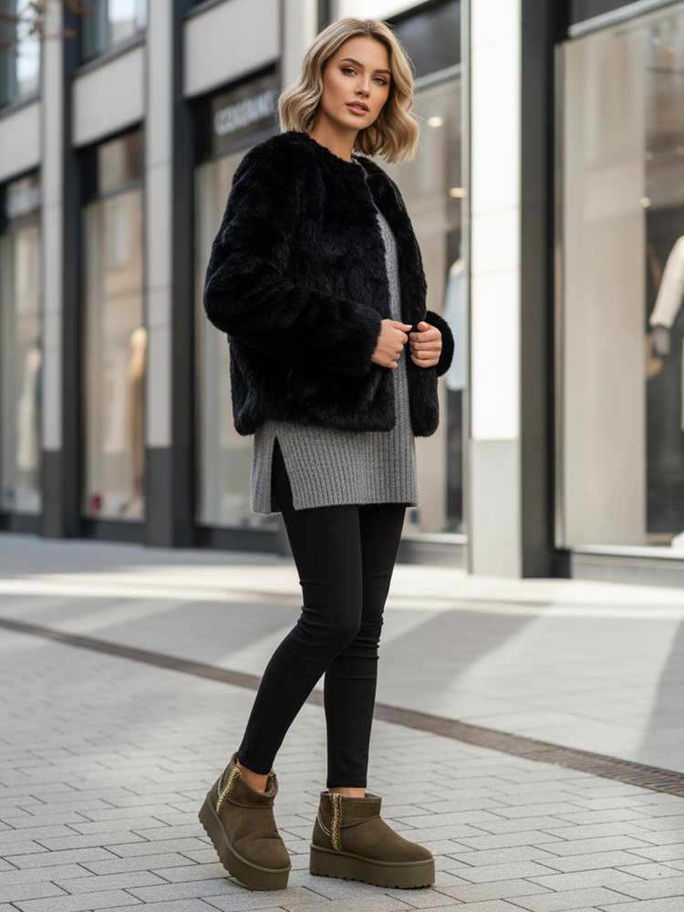 Dámske zimné členkové topánky