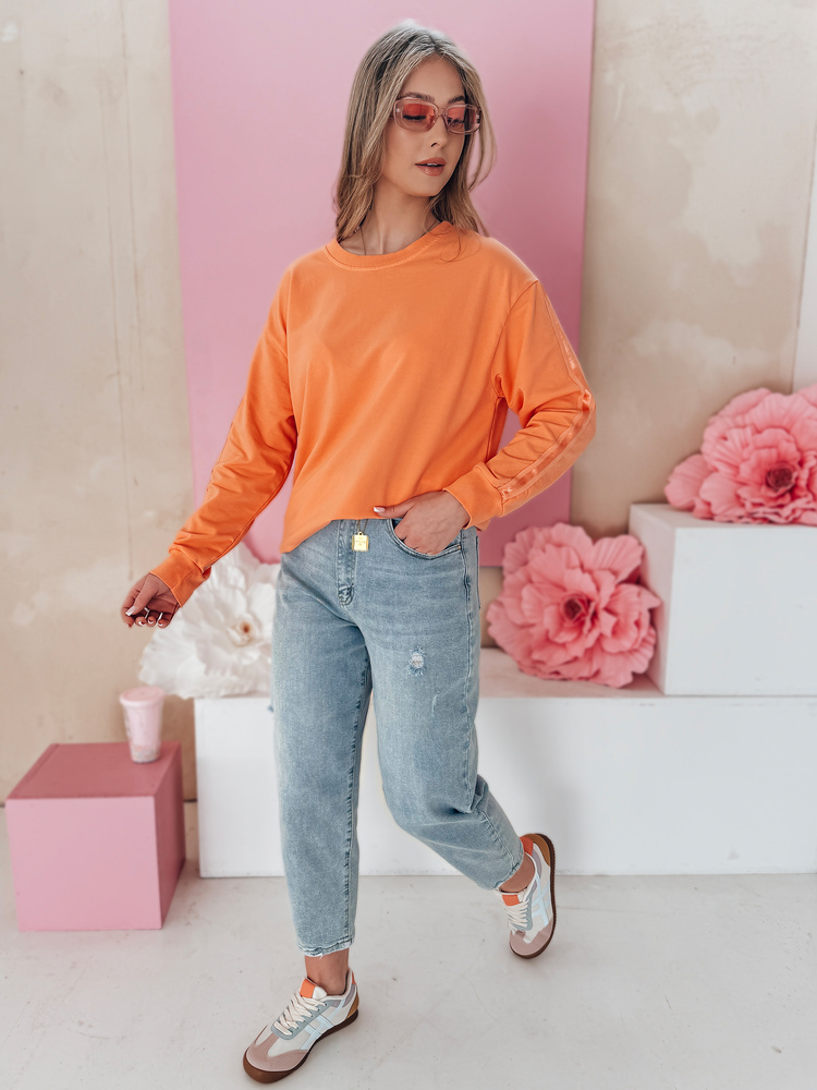 Spodnie damskie mom fit jeansowe MOMTEZ niebieskie Dstreet