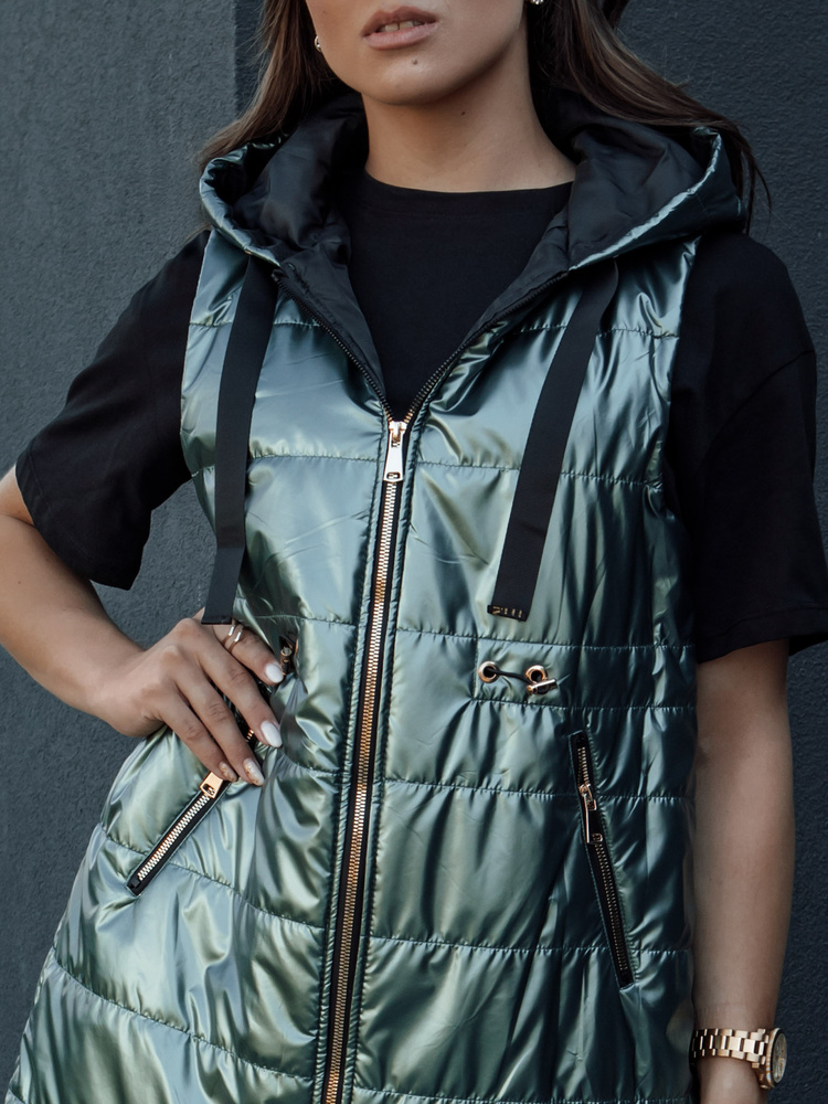 Vestă matlasată pentru femei PIXIECODE