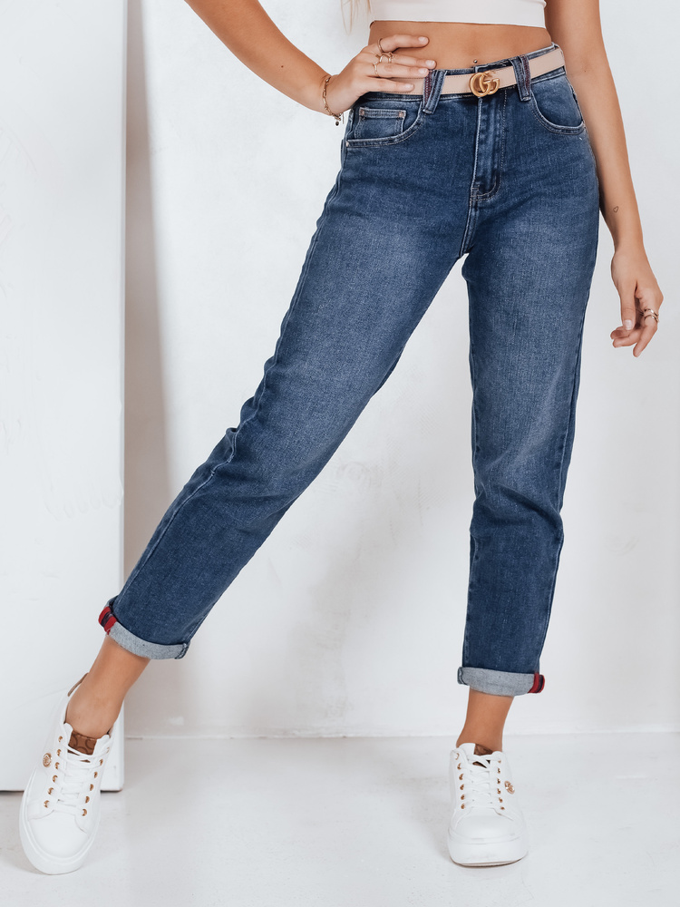 Blugi de damă Dstreet, croială mom fit