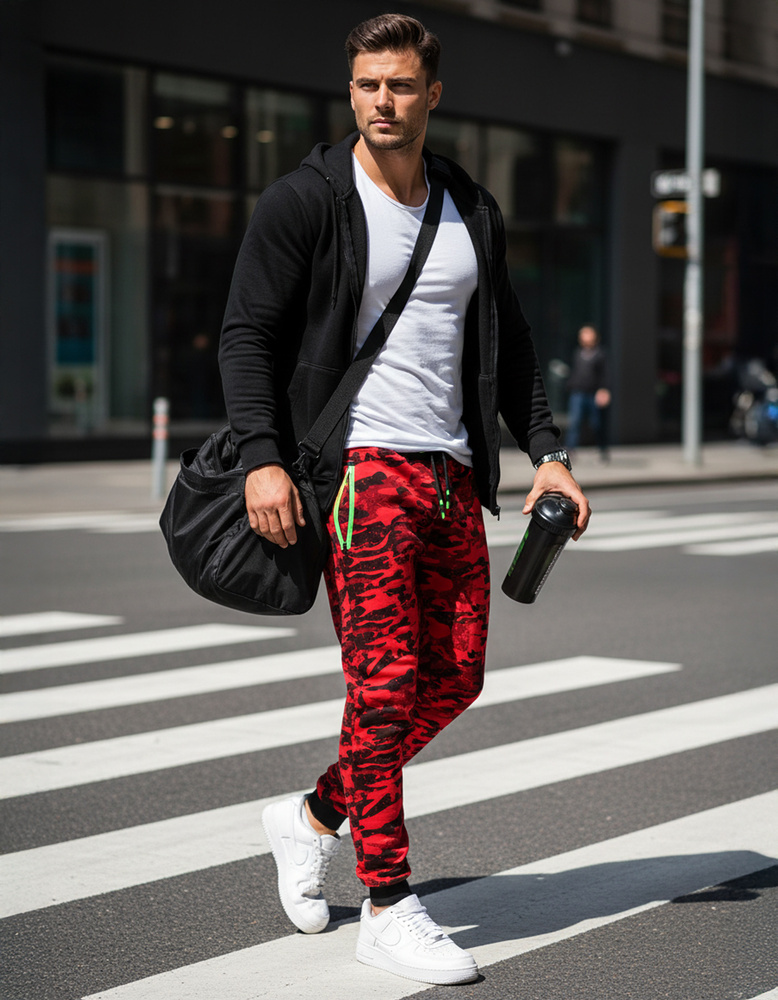 Pánske tepláky DStreet Camo