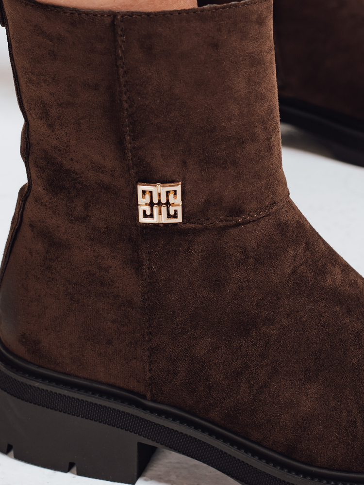 Ghete de damă din piele întoarsă