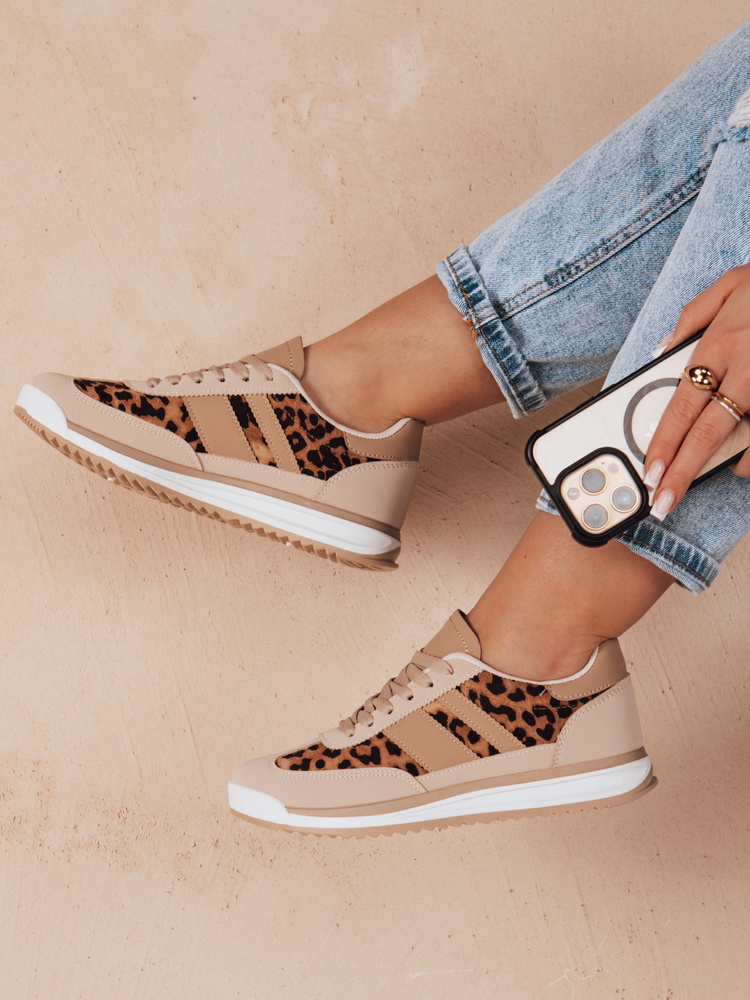 Teniși sport pentru femei RAVIOS leopard