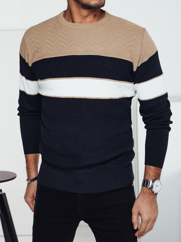 Sweter męski granatowy Dstreet