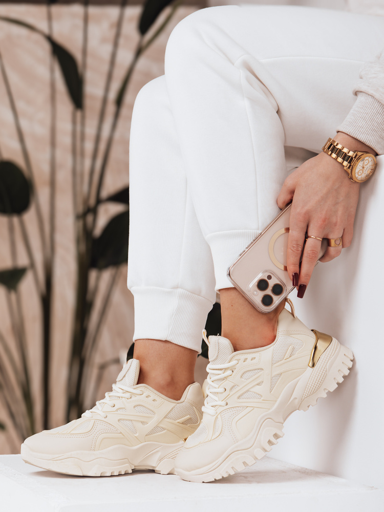 Teniși bej pentru femei CILLE