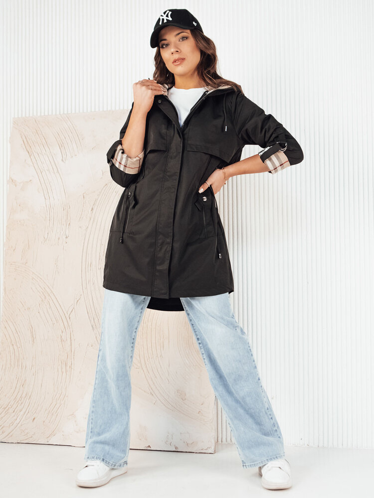 Kurtka damska parka VERDU czarna Dstreet