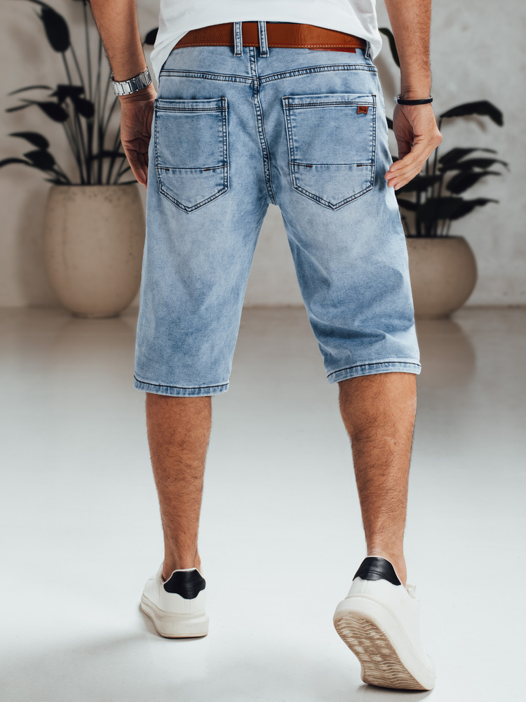 Spodenki męskie jeansowe niebieskie Dstreet