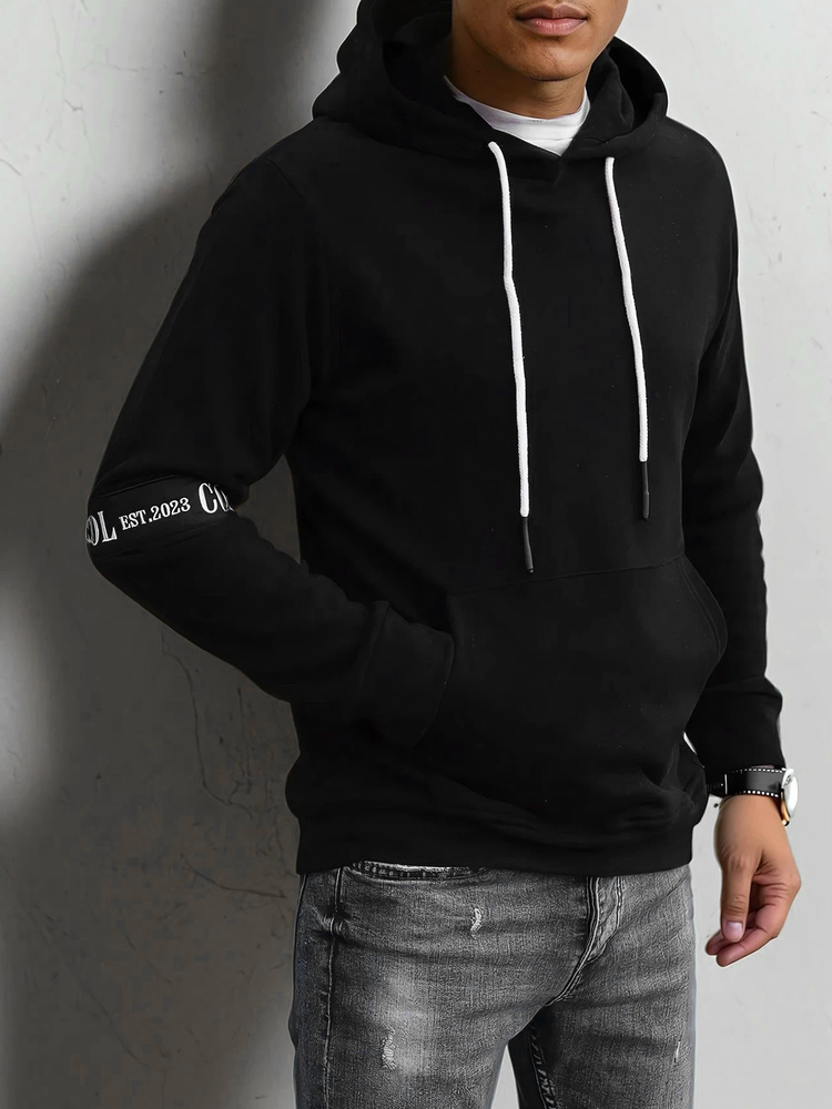 Bluza męska czarna Dstreet