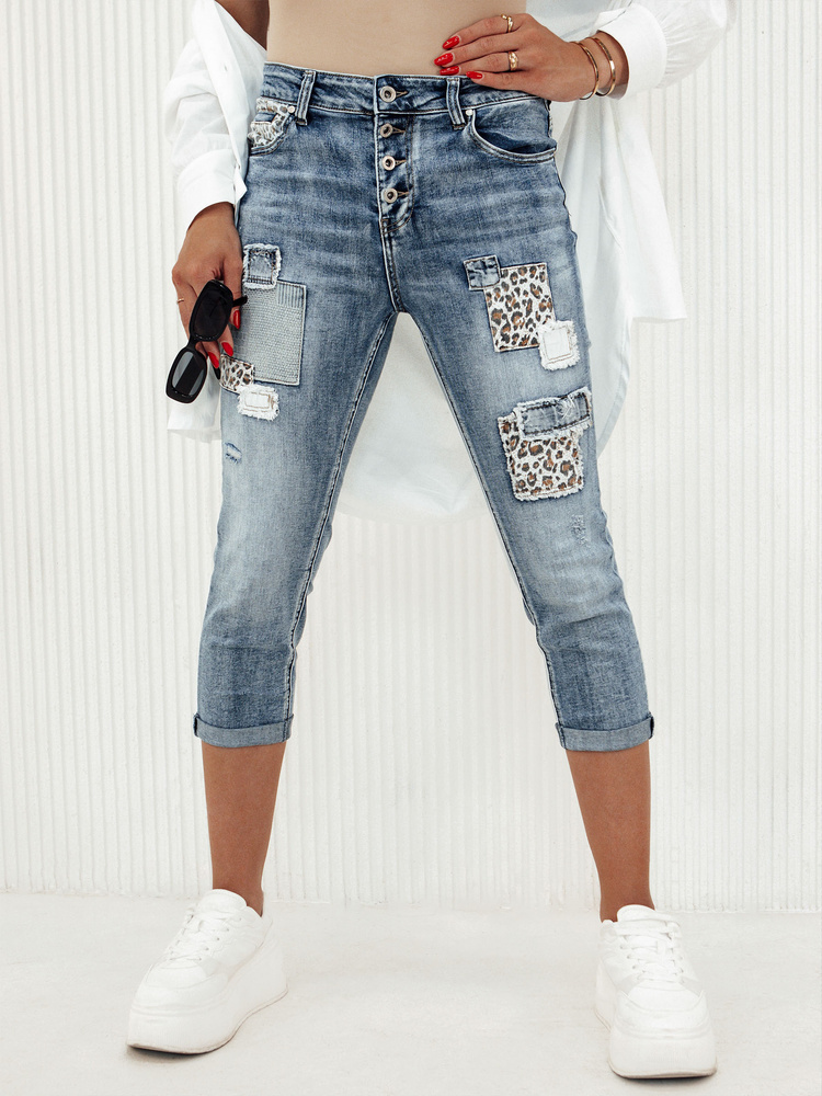 Spodnie damskie jeansowe JEANSGLOW niebieskie Dstreet